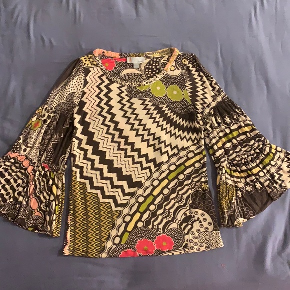Missoni Top with Bell Sleeves, Size 8 - Picture 3 of 16